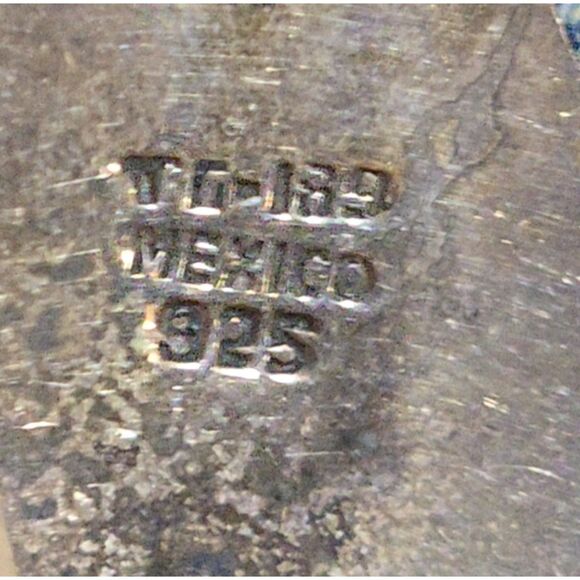 Taxco Sterling Silver Gold Brooch Pin Christmas Tree Mixed-Metal Artisan - Picture 8 of 8